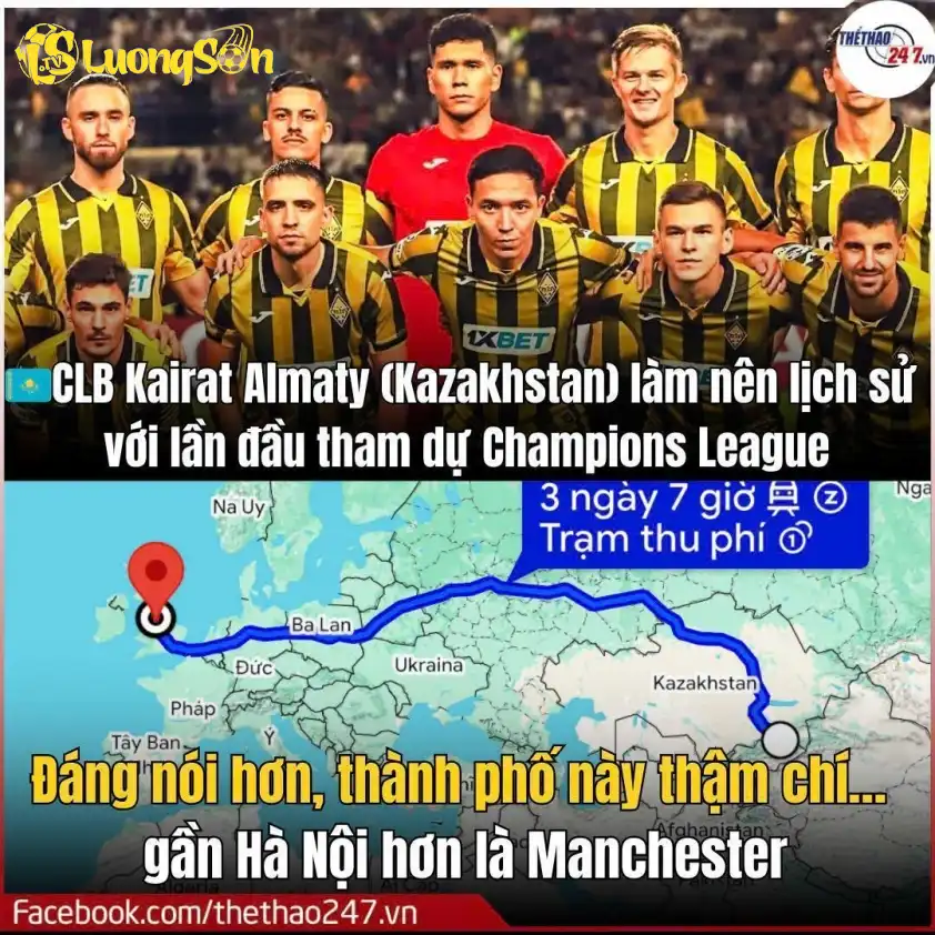 Hành trình gian nan đến sân của Kairat Almaty